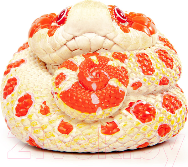 Изображение товара Фигурка коллекционная Exoprima Свиноносный змей / 26399/AH (желтый/красный)