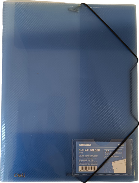 Изображение товара Папка для бумаг Deli Aurora / 39579 (синий)
