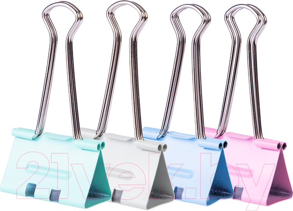 Изображение товара Зажим для бумаги Deli E8551S (12шт, ассорти)