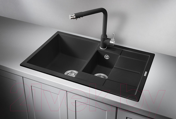 Изображение товара Мойка кухонная GRANULA GR-7802 (турмалин)