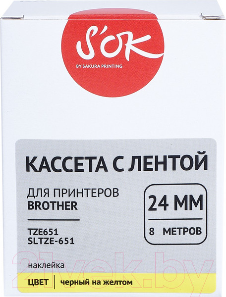 Изображение товара Картридж-лента S'OK SLTZE651