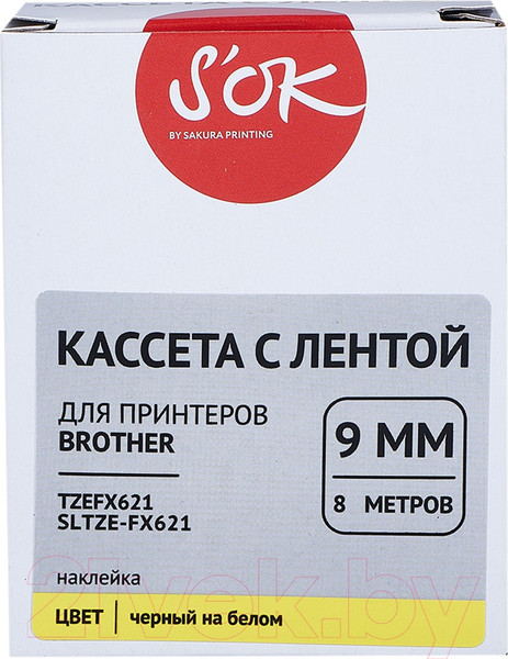 Изображение товара Картридж-лента S'OK SLTZEFX621