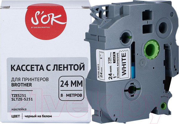 Изображение товара Картридж-лента S'OK SLTZES251