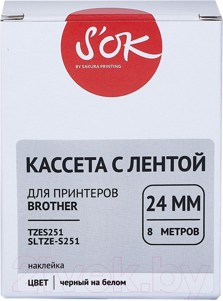 Изображение товара Картридж-лента S'OK SLTZES251