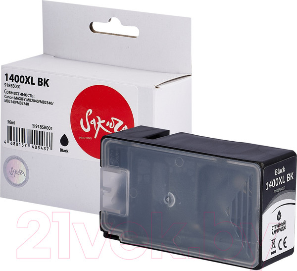 Изображение товара Картридж Sakura Printing SI9185B001