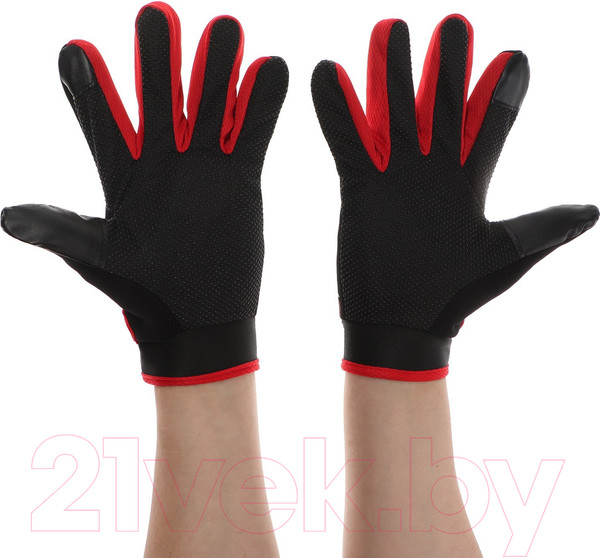 Изображение товара Мотоперчатки Sima-Land 5273412 (черный/красный)