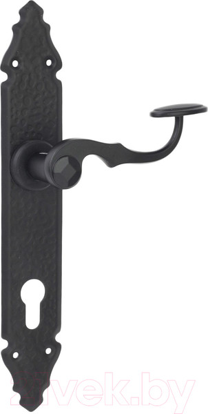 Изображение товара Ручка дверная Аллюр РН-57Z 85мм BL (матовый черный)