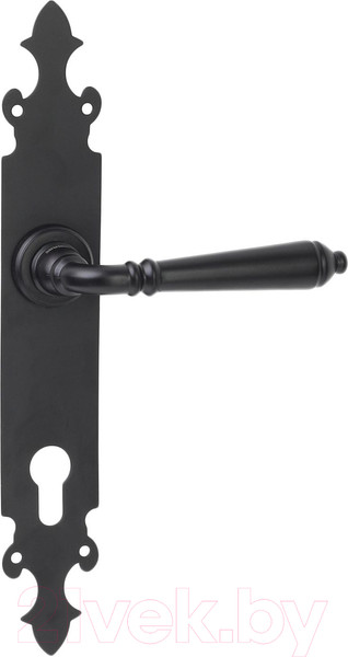 Изображение товара Ручка дверная Аллюр РН-57А(56А) 85мм BL (матовый черный)