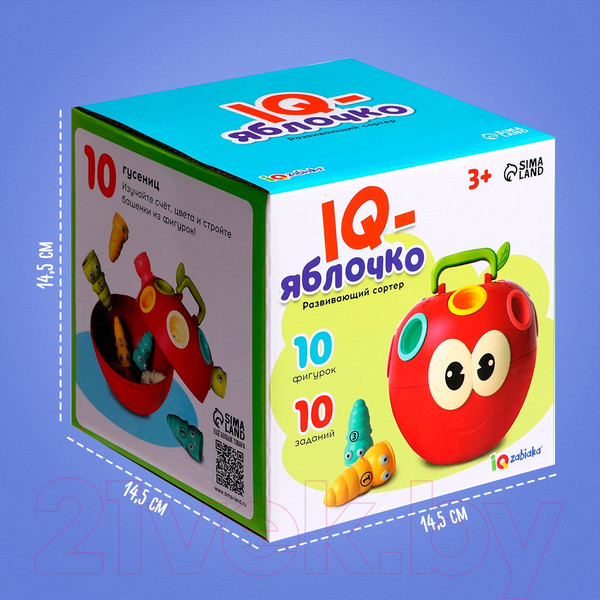 Изображение товара Сортер Zabiaka IQ Яблочко / 10063679