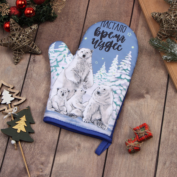 Изображение товара Рукавица-прихватка Доляна Время чудес / 9569081