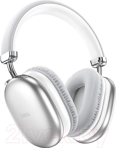 Изображение товара Беспроводные наушники Hoco W35 Max (серебристый)