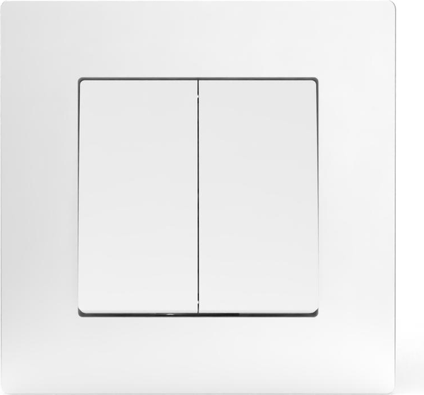 Изображение товара Выключатель Tokov Electric Pixel TKE-PX-V2F-C01 (белый)