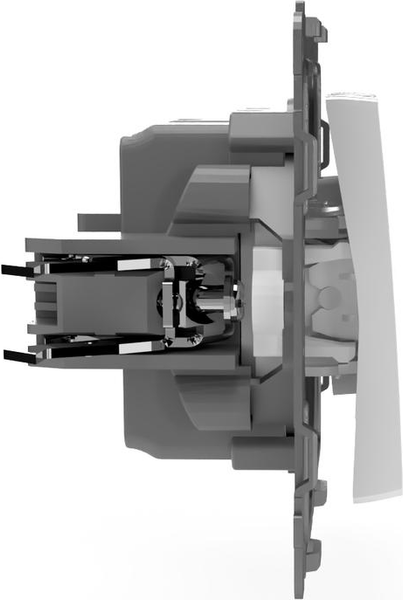 Изображение товара Выключатель Tokov Electric Pixel TKE-PX-V1I-C01 (белый)