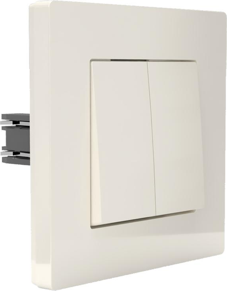 Изображение товара Выключатель Tokov Electric Pixel TKE-PX-V2F-C02 (бежевый)