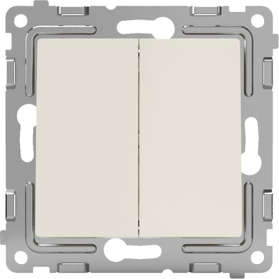 Изображение товара Выключатель Tokov Electric Pixel TKE-PX-V2-C02 (бежевый)