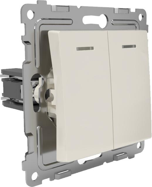 Изображение товара Выключатель Tokov Electric Pixel TKE-PX-V2I-C02 (бежевый)