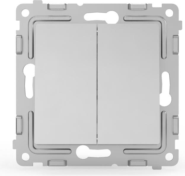 Изображение товара Выключатель Tokov Electric Pixel TKE-PX-V2-C03 (алюминий)