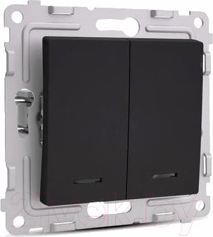 Изображение товара Выключатель Tokov Electric Pixel TKE-PX-V2I-C14 (карбон)