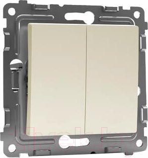 Изображение товара Выключатель Tokov Electric Pixel TKE-PX-P2-C02 (бежевый)