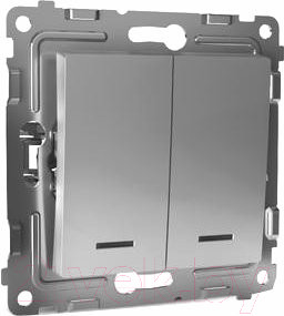 Изображение товара Выключатель Tokov Electric Pixel TKE-PX-V2I-C03 (алюминий)