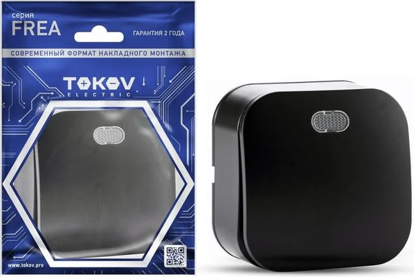 Изображение товара Выключатель Tokov Electric Frea TKE-FR-V1I-C14 (карбон)