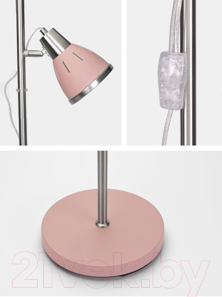 Изображение товара Торшер ArtStyle Garda HT-851x2RN (розовый/никель)