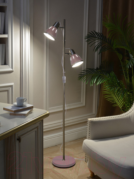 Изображение товара Торшер ArtStyle Garda HT-851x2RN (розовый/никель)