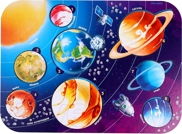 Изображение товара Развивающий игровой набор Лесная мастерская Солнечная система / 9670395