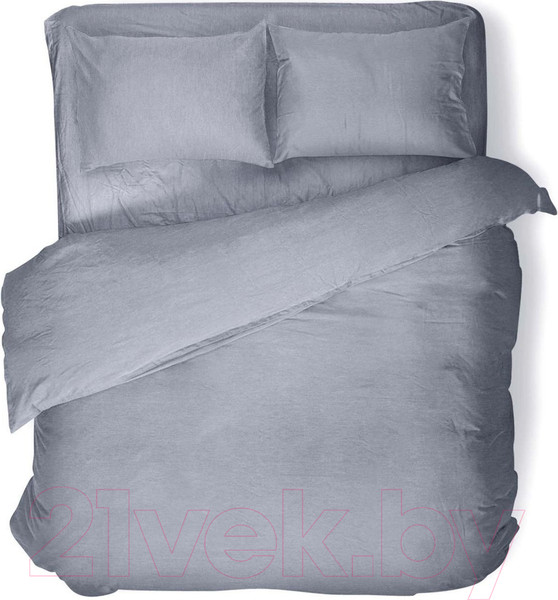 Изображение товара Простыня Verossa Verossa на резинке 200x200x20 / 776173 (Melange Indigo)