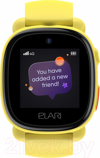 Изображение товара Умные часы детские Elari KidPhone 4G Lite / KP-4G L (желтый)