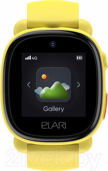 Изображение товара Умные часы детские Elari KidPhone 4G Lite / KP-4G L (желтый)