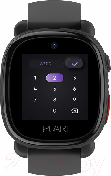 Изображение товара Умные часы детские Elari KidPhone 4G Lite / KP-4G L (черный)