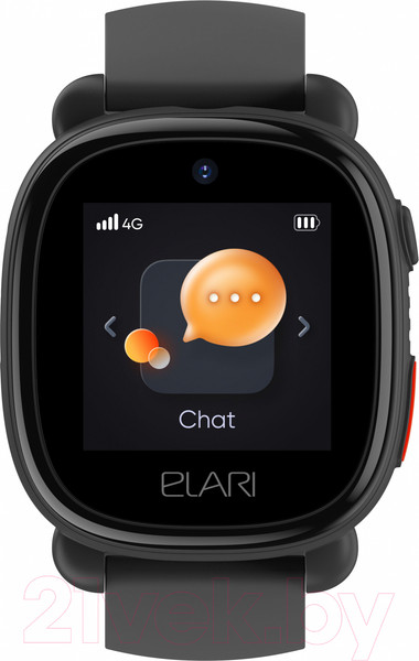 Изображение товара Умные часы детские Elari KidPhone 4G Lite / KP-4G L (черный)
