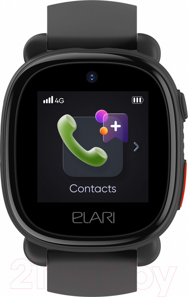 Изображение товара Умные часы детские Elari KidPhone 4G Lite / KP-4G L (черный)