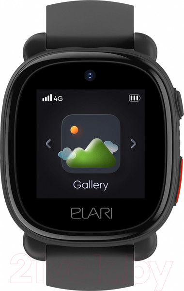 Изображение товара Умные часы детские Elari KidPhone 4G Lite / KP-4G L (черный)