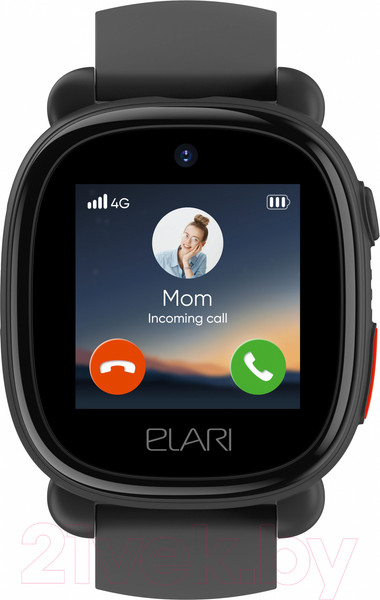 Изображение товара Умные часы детские Elari KidPhone 4G Lite / KP-4G L (черный)