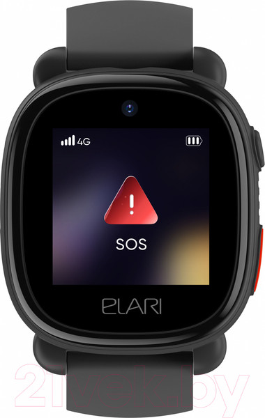 Изображение товара Умные часы детские Elari KidPhone 4G Lite / KP-4G L (черный)