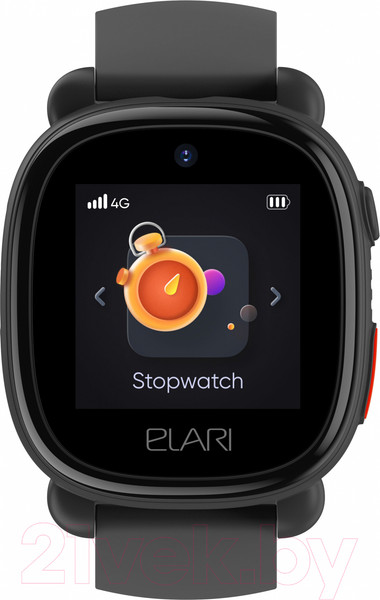 Изображение товара Умные часы детские Elari KidPhone 4G Lite / KP-4G L (черный)