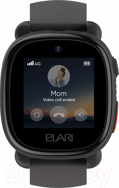 Изображение товара Умные часы детские Elari KidPhone 4G Lite / KP-4G L (черный)