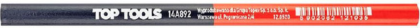 Изображение товара Карандаш строительный TopTools 14A892 (синий/красный)