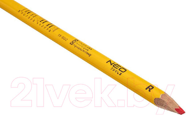 Изображение товара Карандаш строительный NEO 13-802 (желтый)