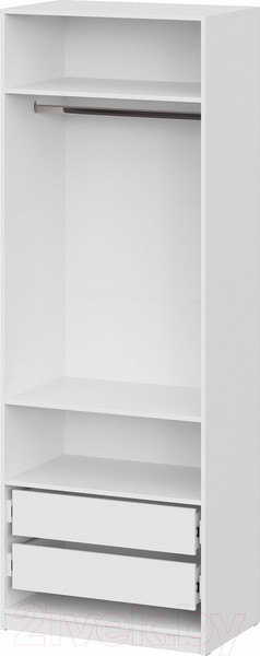 Изображение товара Шкаф Mio Tesoro ШК 5 800 2-х створчатый (белый текстурный)