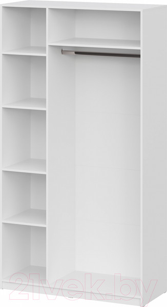 Изображение товара Шкаф Mio Tesoro ШК 5 1200 3-х створчатый (белый текстурный)