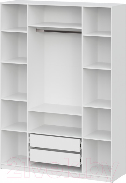 Изображение товара Шкаф Mio Tesoro ШК 5 1600 4-х створчатый (белый текстурный)