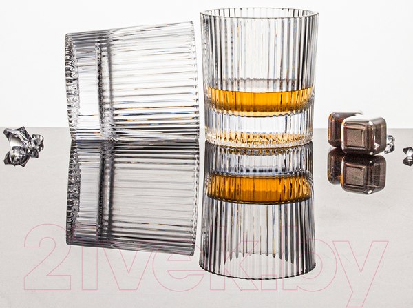 Изображение товара Набор для виски Makkua Whisky Set IceRib с охлаждающими камнями WSI03