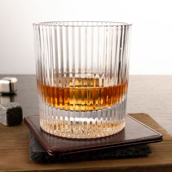 Изображение товара Набор для виски Makkua Whisky Set IceRib с охлаждающими камнями WSI03