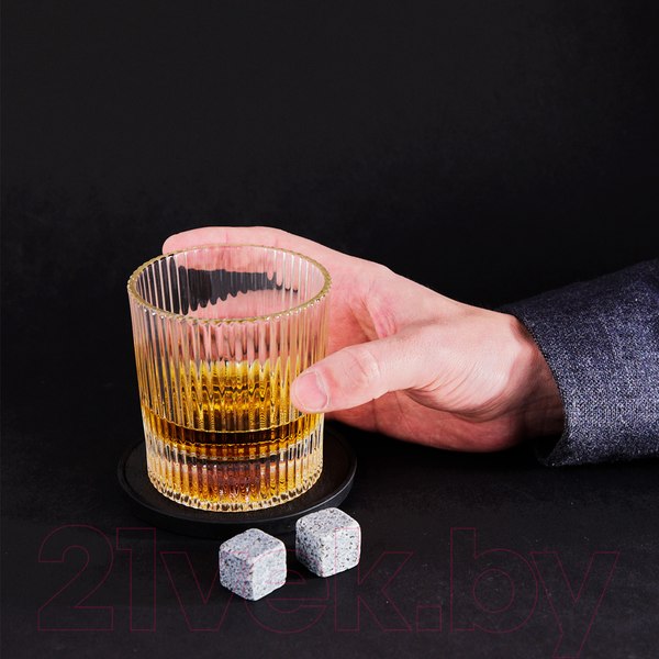 Изображение товара Набор для виски Makkua Whisky Set IceRib с охлаждающими камнями WSI03