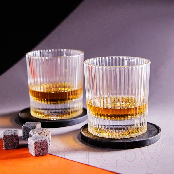 Изображение товара Набор для виски Makkua Whisky Set IceRib с охлаждающими камнями WSI03