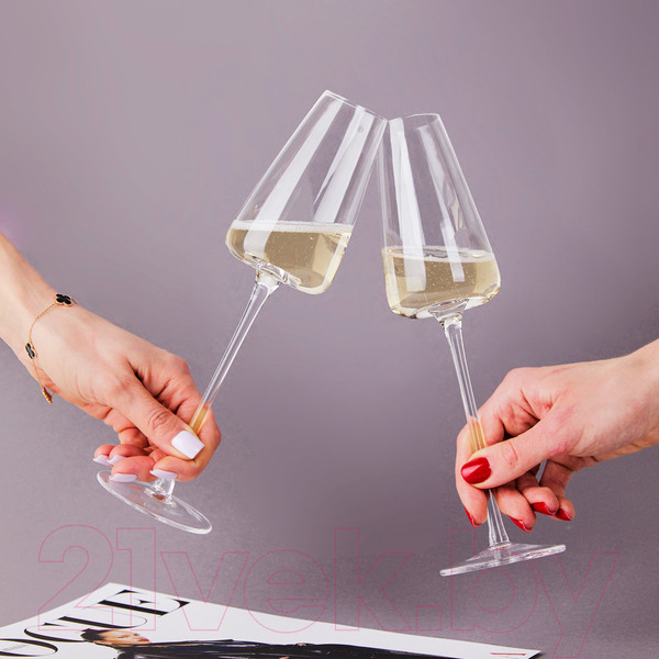 Изображение товара Набор бокалов Makkua Crystal Elegance Сhampagne MС270