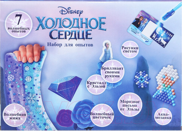 Изображение товара Набор для опытов Disney Большой набор опытов 7в1. Холодное сердце / 6915161